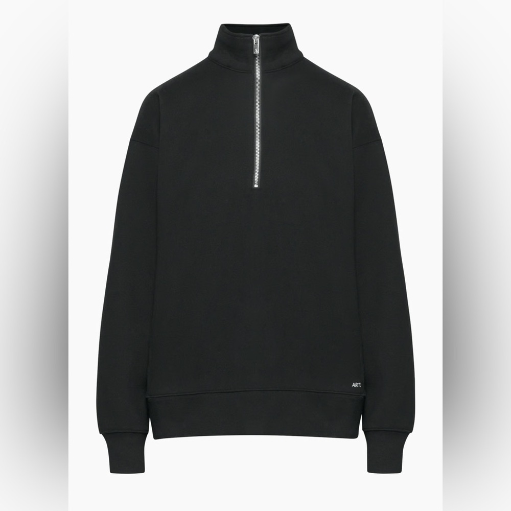 NWT ARITZIA Sweatfleece Cozy Fleece Boyfriend 1/2 Zip Sweatshirt